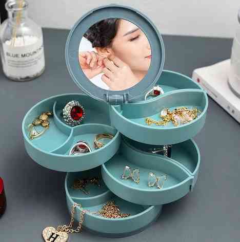 4 Layers Dividable Jewelry Organizer